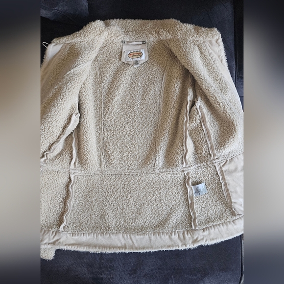 ⏰️LAST CHANCE! FINAL PRICE💲Talbots Cream Faux Sherling Loop Button Jacket - Picture 8 of 10